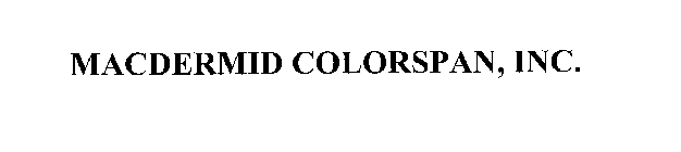 MACDERMID COLORSPAN, INC.