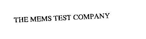THE MEMS TEST COMPANY