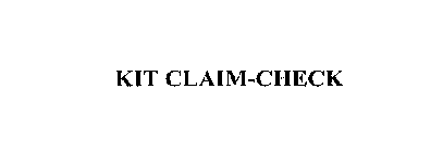 KIT CLAIM-CHECK