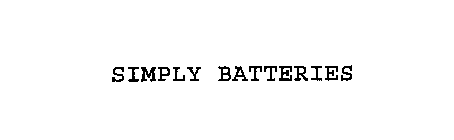 SIMPLY BATTERIES