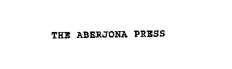 THE ABERJONA PRESS