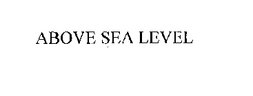 ABOVE SEA LEVEL