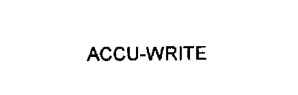 ACCU-WRITE