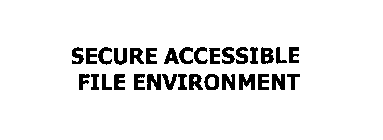 SECURE ACCESSIBLE FILE ENVIRONMENT