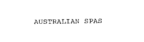 AUSTRALIAN SPAS
