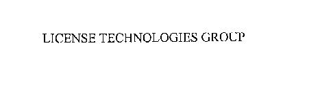 LICENSE TECHNOLOGIES GROUP