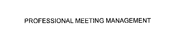 PROFESSIONAL MEETING MANAGEMENT