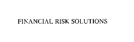 FINANCIAL RISK SOLUTIONS