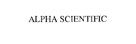 ALPHA SCIENTIFIC