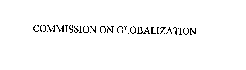 COMMISSION ON GLOBALIZATION
