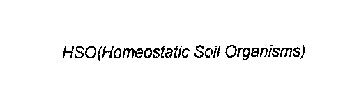HSO (HOMEOSTATIC SOIL ORGANISMS)