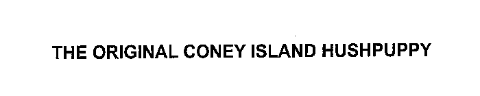 THE ORIGINAL CONEY ISLAND HUSHPUPPY