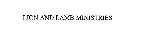 LION AND LAMB MINISTRIES