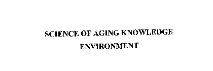 SCIENCE OF AGING KNOWLEDGE ENVIRONMENT