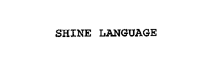 SHINE LANGUAGE
