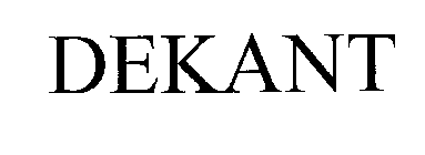 DEKANT