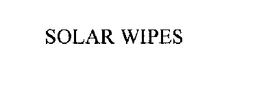 SOLAR WIPES