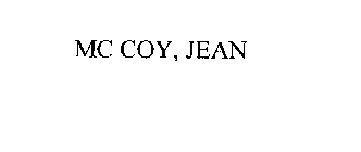 MCCOY JEAN
