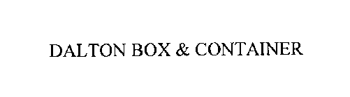 DALTON BOX & CONTAINER