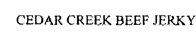 CEDAR CREEK BEEF JERKY