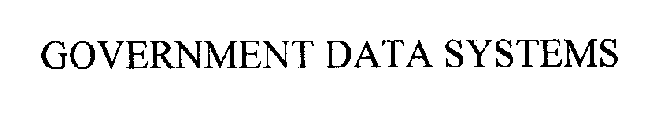 GOVERNMENT DATA SYSTEMS