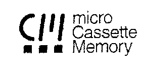 CM MICRO CASSETTE MEMORY