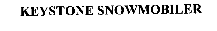 KEYSTONE SNOWMOBILER
