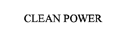 CLEAN POWER