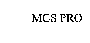 MCS PRO