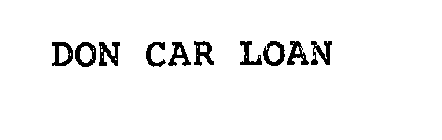 DON CAR LOAN
