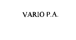 VARIO P.A.