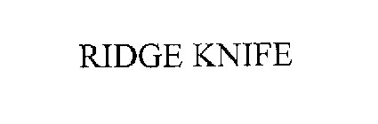 RIDGE KNIFE