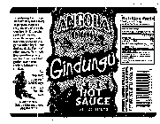 ANGOLA ORIGINAL GINDUNGO HOT SAUCE