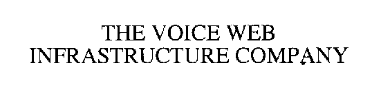 THE VOICE WEB INFRASTRUCTURE COMPANY