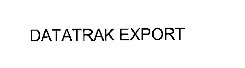 DATATRAK EXPORT