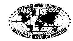 INTERNATIONAL UNION OF MATERIALS RESEARCH SOCIETIES