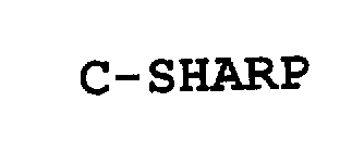 C-SHARP