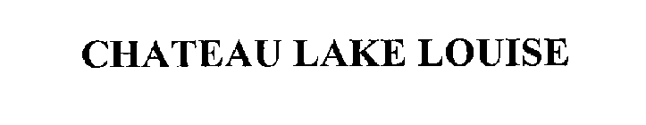 CHATEAU LAKE LOUISE