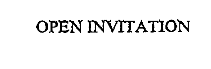 OPEN INVITATION