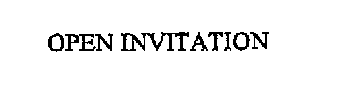 OPEN INVITATION