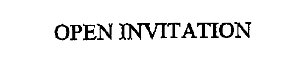 OPEN INVITATION