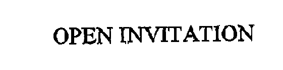 OPEN INVITATION