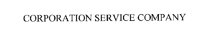 CORPORATION SERVICE COMPANY