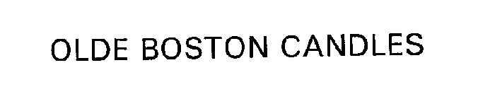OLDE BOSTON CANDLES