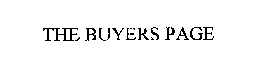 THE BUYERS PAGE