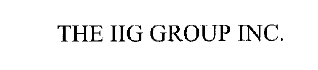 THE IIG GROUP INC.
