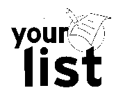 YOUR LIST