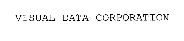 VISUAL DATA CORPORATION