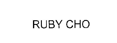RUBY CHO