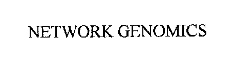 NETWORK GENOMICS